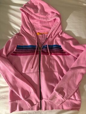 Aviator Nation Pink Zip-up
